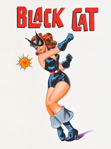 Mel-Ramos_Black-Cat_2018_-©-the-estate-of-Mel-Ramos-courtesy-Galerie-Ernst-Hilger-Vienna